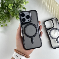 Чохол з MagSafe для Айфон 16 Про Макс. Case for iPhone 16 Pro Max Esthetic Чорний