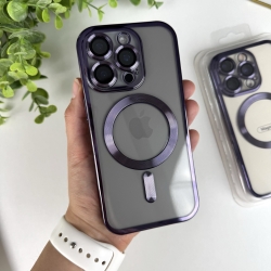 Чохол із MagSafe на Айфон 16 Pro Max. Color Silicone Case з MagSafe для iPhone 16 Pro Max Фіолетовий