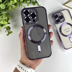 Чохол із MagSafe на Айфон 16 Pro. Color Silicone Case з MagSafe для iPhone 16 Pro Лавандовий